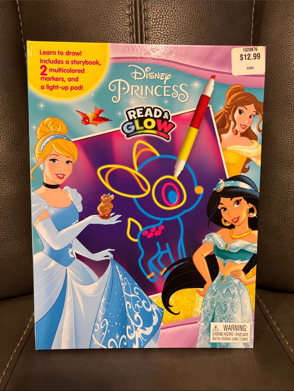 Disney Princess Read & Glow Light-Up Drawing Pad and Storybook